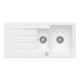 V&B Spüle Architectura 60 XR m Abl., rd m Exzenter, st. wh. C-plus-1