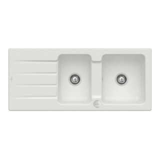 V&B Spüle Architectura 80 m Abl.garn, Exzenter, steam CeramicPlus