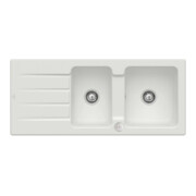 V&B Spüle Architectura 80 m Abl.garn, Exzenter, steam CeramicPlus