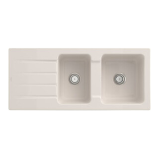V&B Spüle Architectura 80 m Abl.garn, Hand., crema CeramicPlus