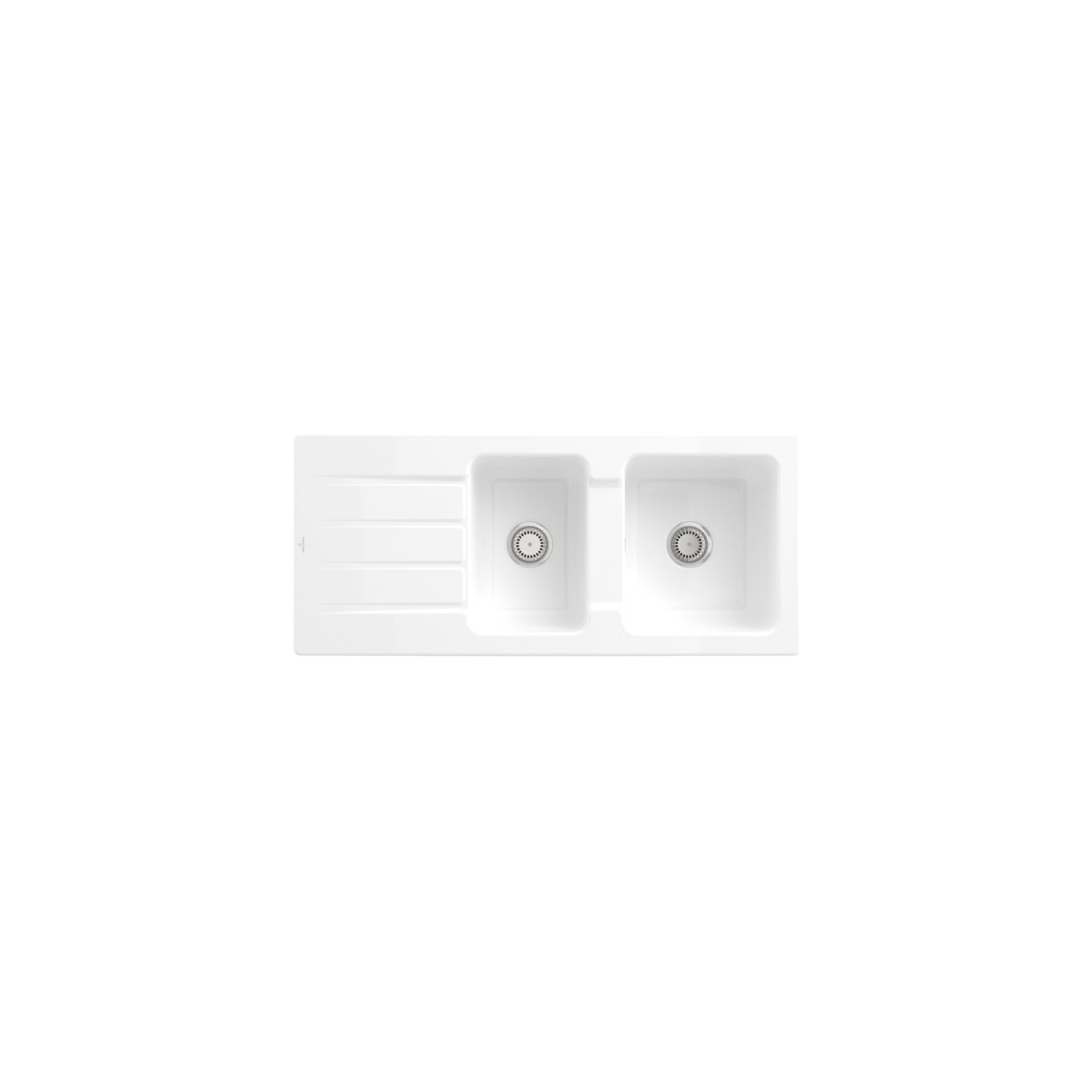 V&B Spüle Architectura 80 m Abl.garn, Hand., sn white CeramicPlus ; Villeroy & Boch