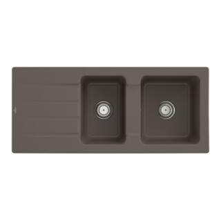 V&B Spüle Architectura 80 m Abl.garn, Hand., timber CeramicPlus