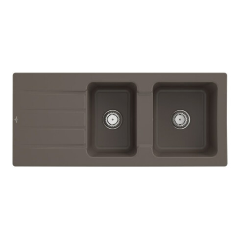 V&B Spüle Architectura 80 m Abl.garn, Hand., timber CeramicPlus
