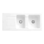 V&B Spüle Architectura 80 m Abl.garn, Hand., we alpin CeramicPlus