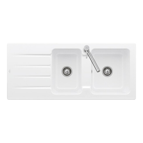V&B Spüle Architectura 80 Spülbecken, snow white CeramicPlus
