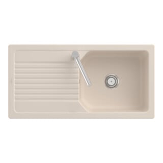 V&B Spüle Linara 60 m Abl.garn, Hand., ivory CeramicPlus