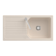 V&B Spüle Linara 60 m Abl.garn, Hand., ivory CeramicPlus