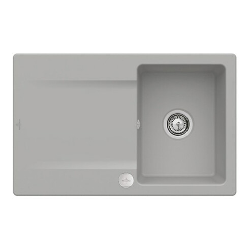 V&B Spüle Siluet 45 m Abl.garn, Exzenter, fossil CeramicPlus