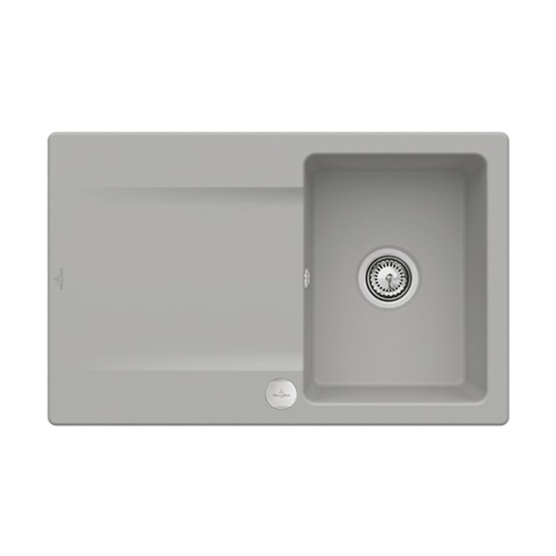 V&B Spüle Siluet 45 m Abl.garn, Exzenter, fossil CeramicPlus