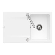 V&B Spüle Siluet 45 m Abl.garn, Exzenter, we alp CeramicPlus