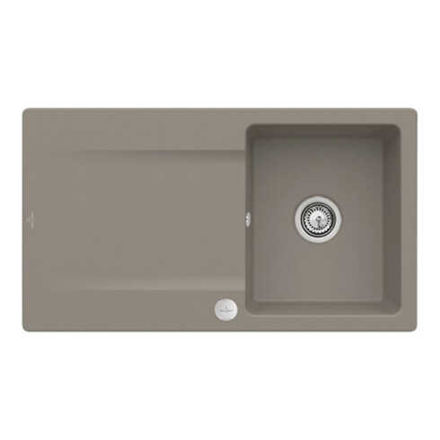 V&B Spüle Siluet 50 m Abl.garn, Exzenter, timber CeramicPlus