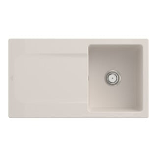 V&B Spüle Siluet 50 m Abl.garn, Hand., crema CeramicPlus