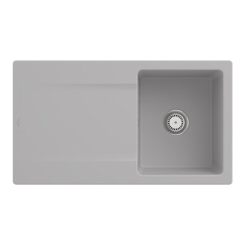 V&B Spüle Siluet 50 m Abl.garn, Hand., steam CeramicPlus