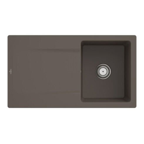 V&B Spüle Siluet 50 m Abl.garn, Hand., timber CeramicPlus