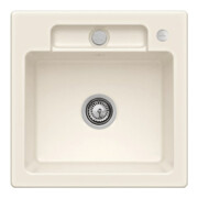 V&B Spüle Siluet 50 S m Abl.garn, Exzenter, crema CeramicPlus