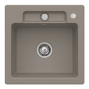 V&B Spüle Siluet 50 S m Abl.garn, Exzenter, timber CeramicPlus