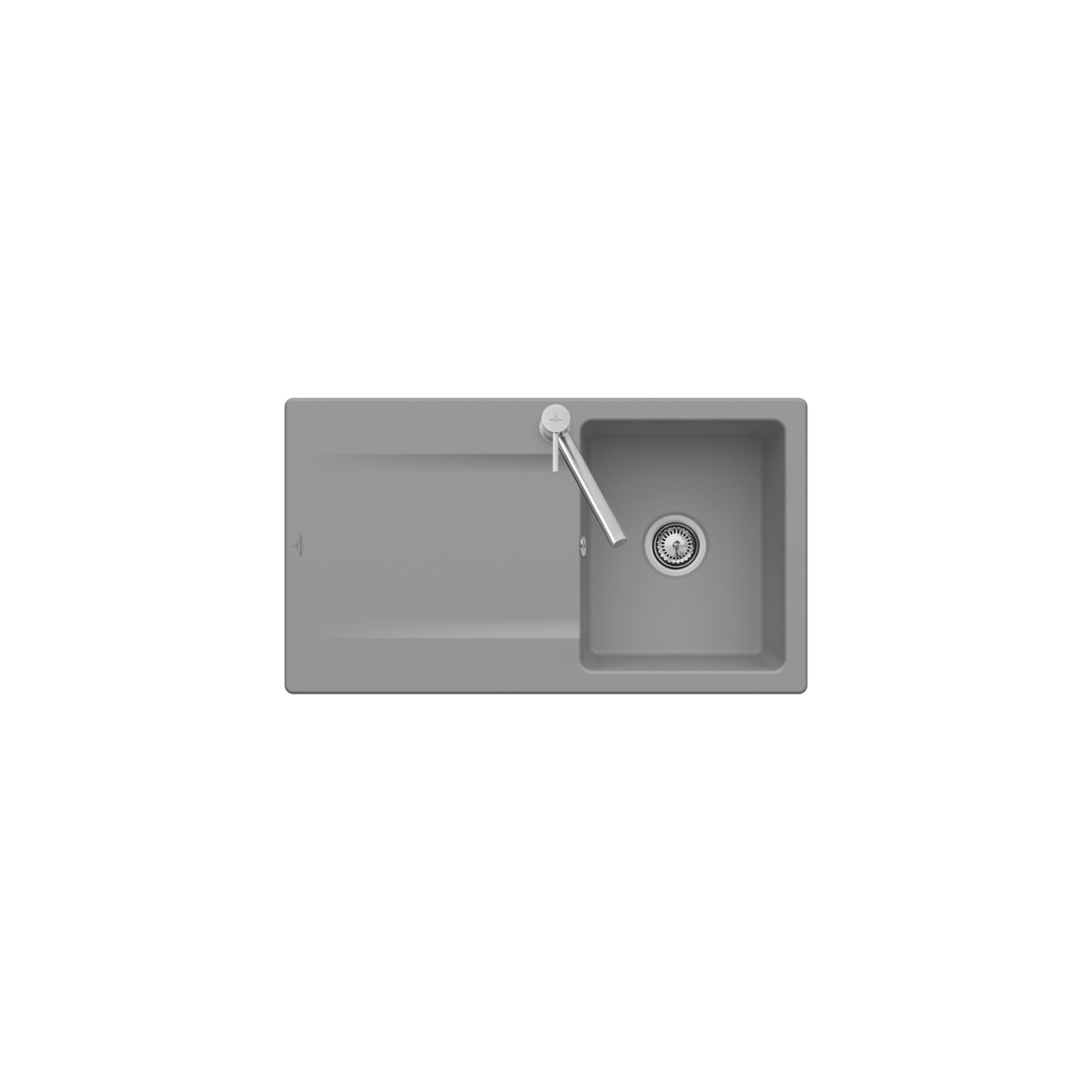V&B Spüle Siluet 50 Spülbecken, graphit CeramicPlus ; Villeroy & Boch