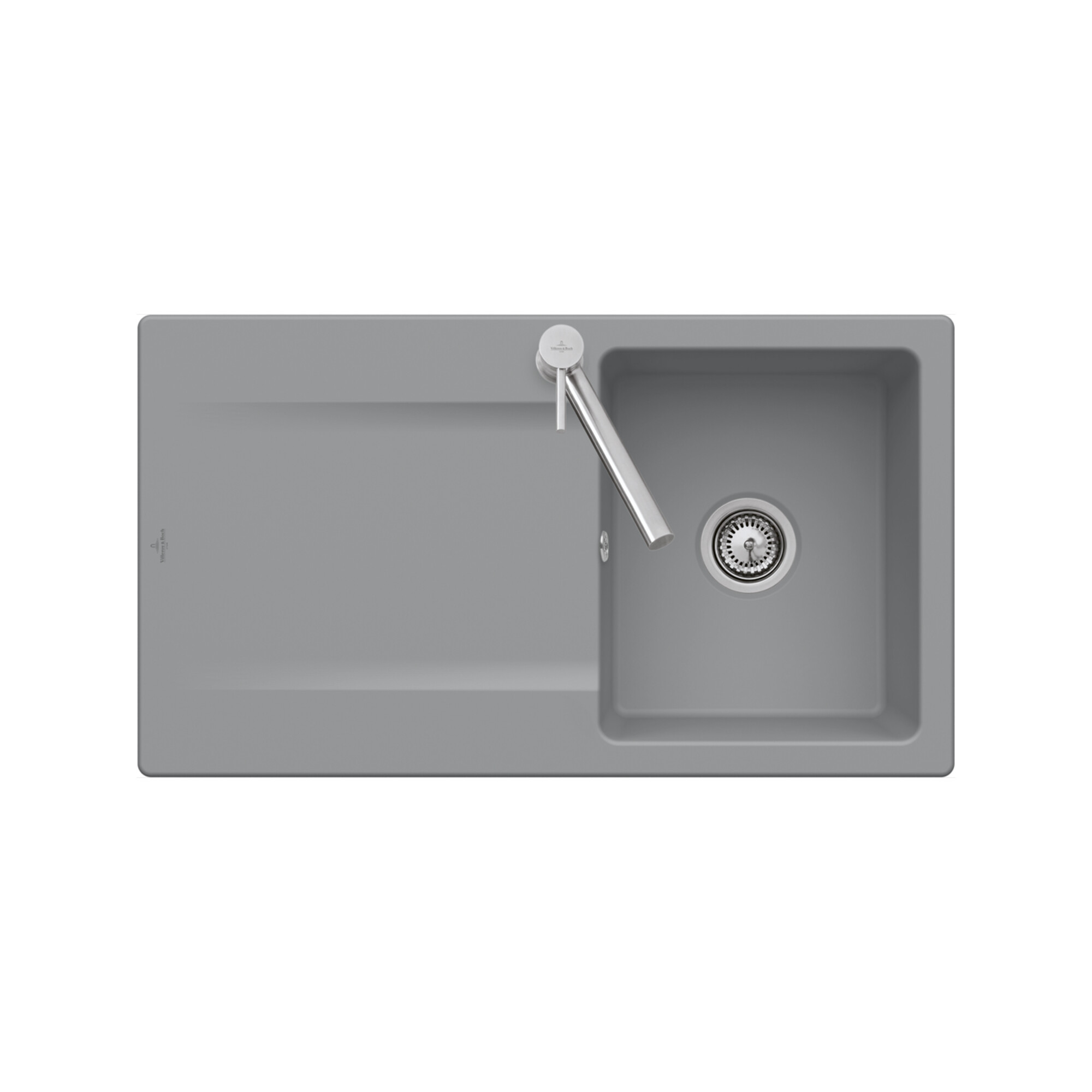 V&B Spüle Siluet 50 Spülbecken, pure black ; Villeroy & Boch