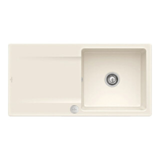 V&B Spüle Siluet 60 m Abl.garn, rd m Exzenter, crema