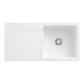 V&B Spüle Siluet 60 m Abl.garn, rd m Hand., stone white