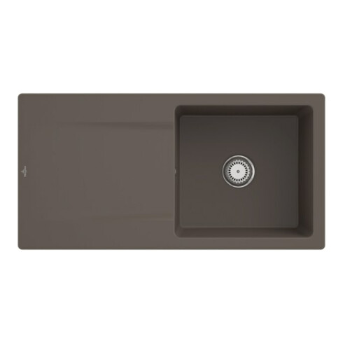 V&B Spüle Siluet 60 m Abl.garn, rd m Handbetätigung, timber