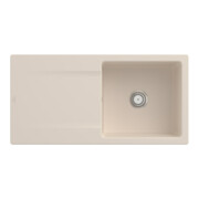 V&B Spüle Siluet 60 m Abl.garn, rd mit Handbetätigung, ivory