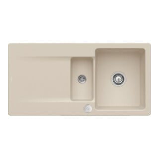 V&B Spüle Siluet 60 R m Abl.garn, rd m Exzenter, almond C-plus
