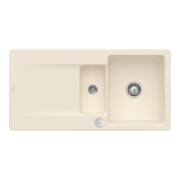 V&B Spüle Siluet 60 R m Abl.garn, rd m Exzenter, ivory C-plus