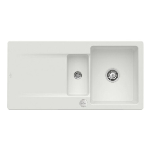 V&B Spüle Siluet 60 R m Abl.garn, rd m Exzenter, steam C-plus