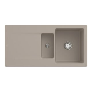 V&B Spüle Siluet 60 R m Abl.garn, rd m Hand., almond C-plus