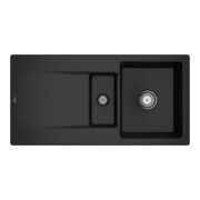 V&B Spüle Siluet 60 R m Abl.garn, rd m Hand., pure black