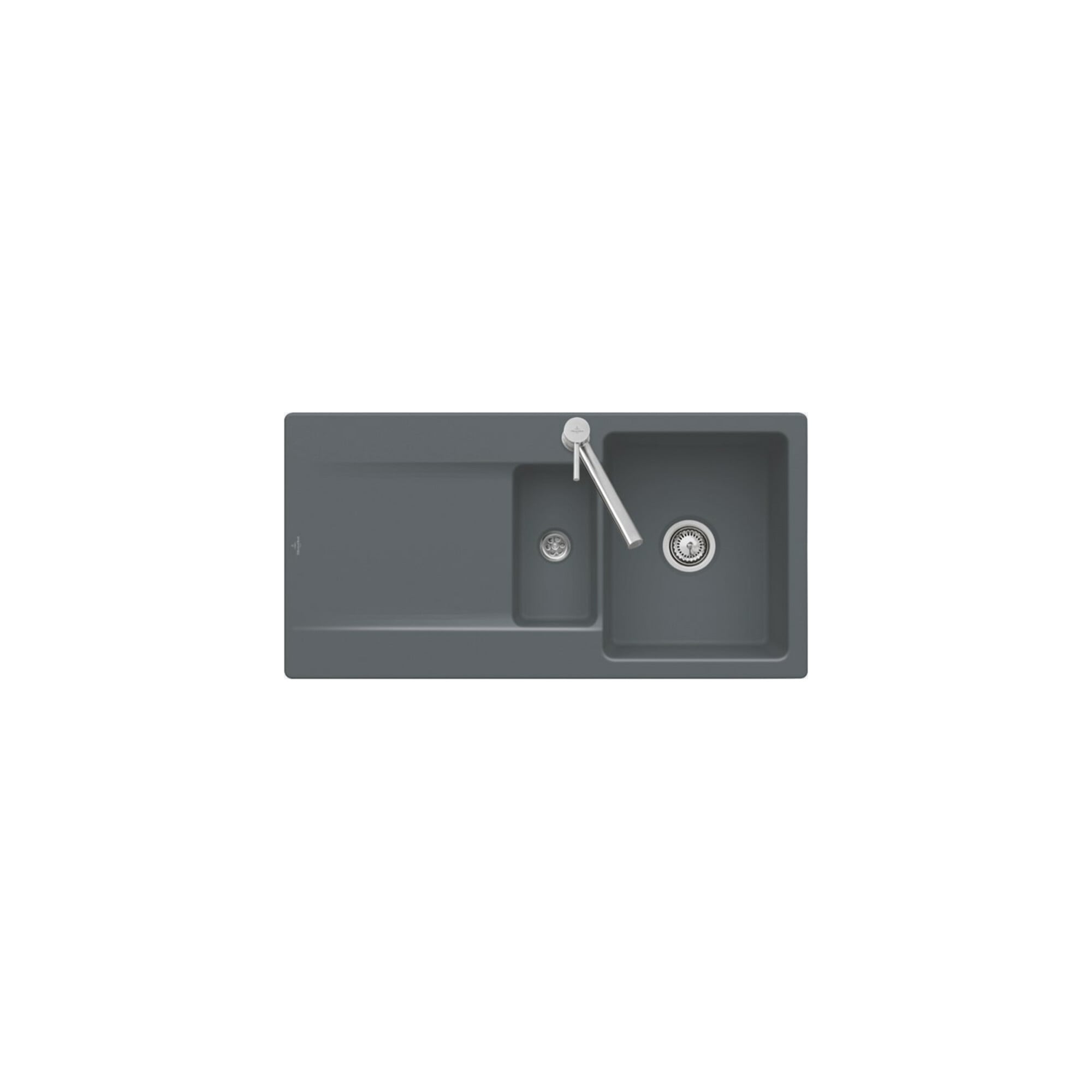 V&B Spüle Siluet 60 R Spülbecken, chromite CeramicPlus ; Villeroy & Boch