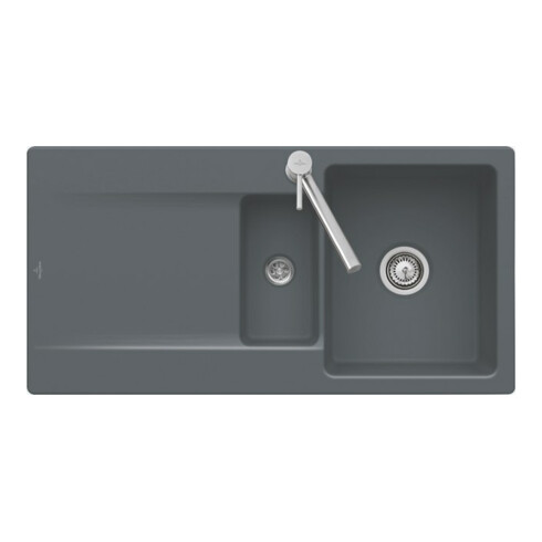 V&B Spüle Siluet 60 R Spülbecken, fossil CeramicPlus
