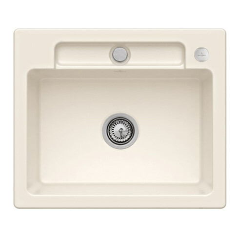 V&B Spüle Siluet 60 S m Abl.garn, rd m Exzenter, crema C-plus