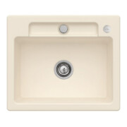 V&B Spüle Siluet 60 S m Abl.garn, rd m Exzenter, ivory C-plus