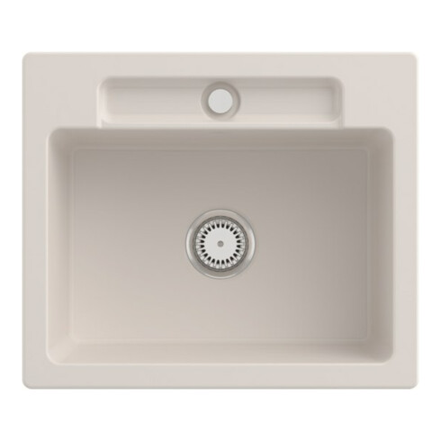 V&B Spüle Siluet 60 S m Abl.garn, rd m Hand., crema C-plus