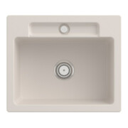 V&B Spüle Siluet 60 S m Abl.garn, rd m Hand., crema C-plus