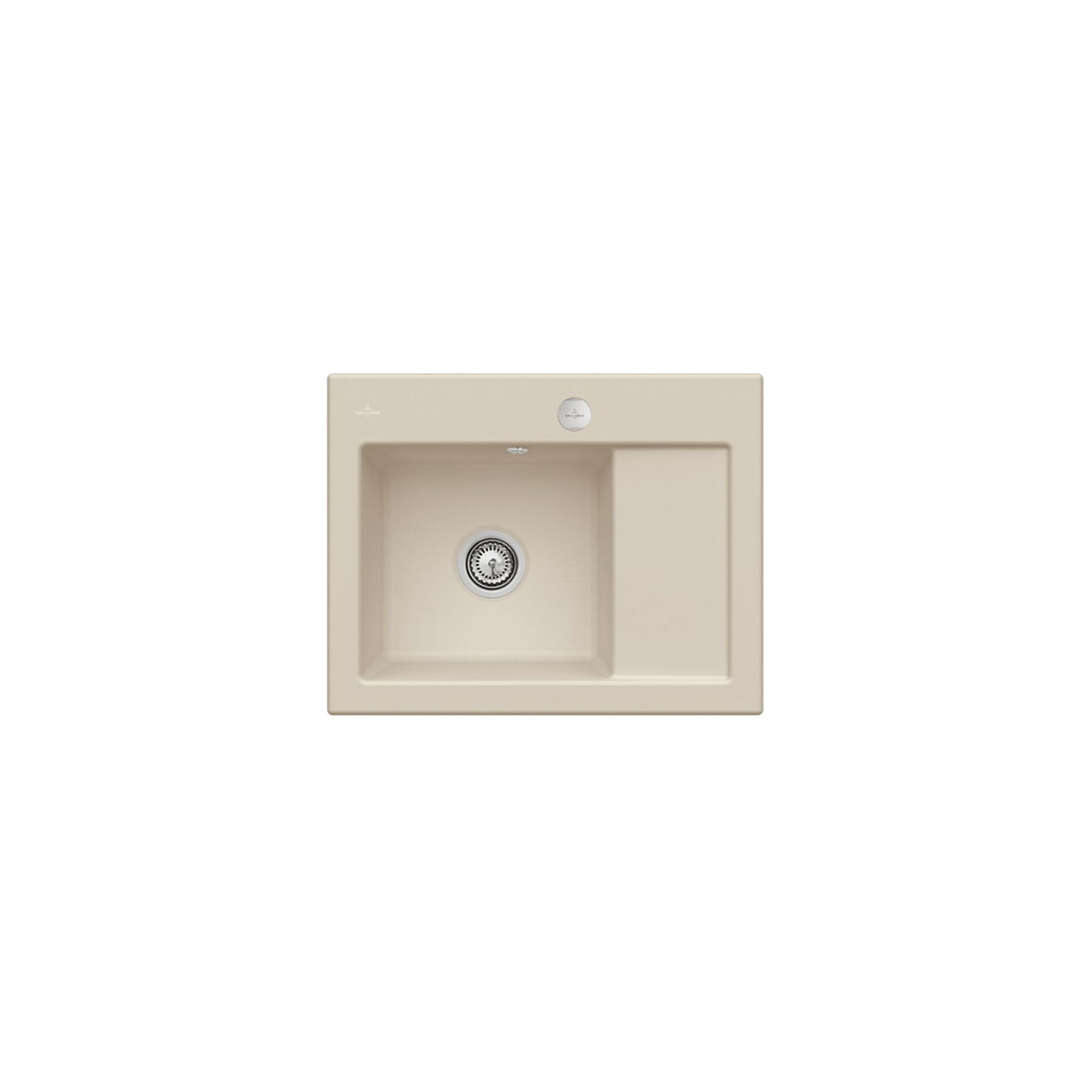V&B Spüle Subway 45 Compact li, m Abl.garn, Exzenter, almond C-plus ; Villeroy & Boch