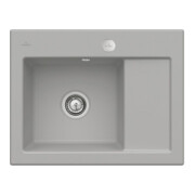 V&B Spüle Subway 45 Compact li, m Abl.garn, Exzenter, fossil C-plus
