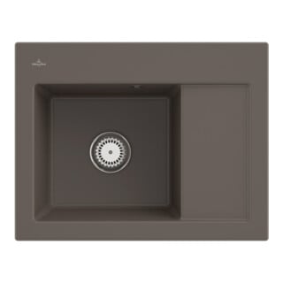 V&B Spüle Subway 45 Compact li, m Abl.garn, Hand., timber C-plus
