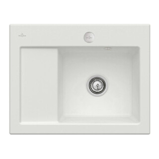 V&B Spüle Subway 45 Compact re, m Abl.garn, Exzenter, steam C-plus