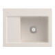 V&B Spüle Subway 45 Compact re, m Abl.garn, Hand., crema CeramicPlus-1