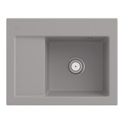 V&B Spüle Subway 45 Compact re, m Abl.garn, Hand., fossil C-plus