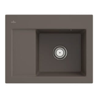 V&B Spüle Subway 45 Compact re, m Abl.garn, Hand., timber C-plus