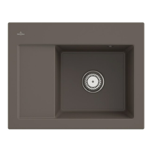 V&B Spüle Subway 45 Compact re, m Abl.garn, Hand., timber C-plus