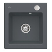 V&B Spüle Subway 45 XS m Abl.garn, Exzenter, gra CeramicPlus