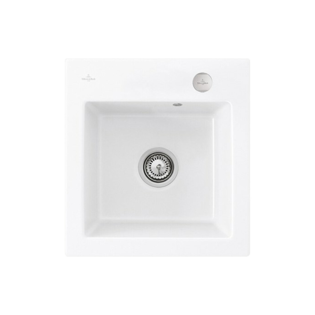 V&B Spüle Subway 45 XS m Abl.garn, Exzenter, sn wh. CeramicPlus