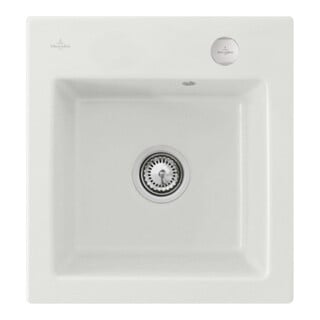 V&B Spüle Subway 45 XS m Abl.garn, Exzenter, steam CeramicPlus