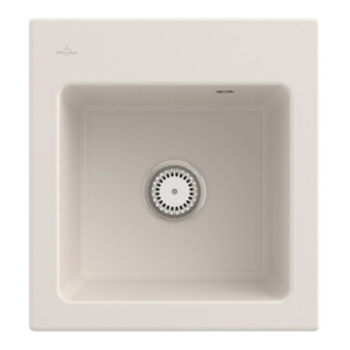 V&B Spüle Subway 45 XS m Abl.garn, Hand., crema CeramicPlus