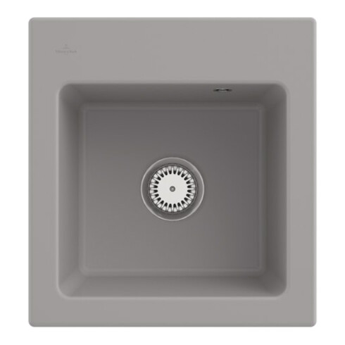 V&B Spüle Subway 45 XS m Abl.garn, Hand., fossil CeramicPlus